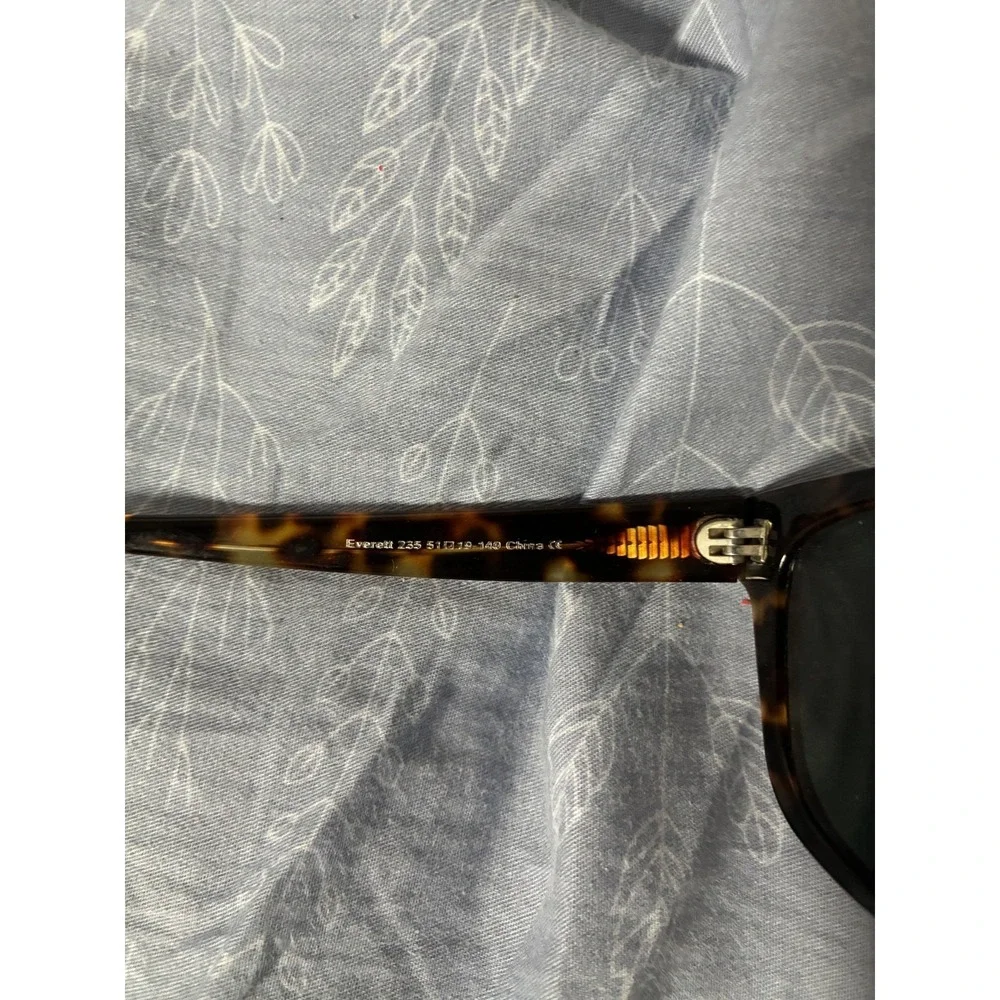 Warby Parker Everett 235 Sunglasses Tortoise Shell Square Frames with Case